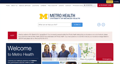 Desktop Screenshot of metrohealth.net
