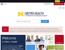 Tablet Screenshot of metrohealth.net