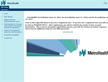 Tablet Screenshot of mhirb.metrohealth.org